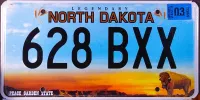 NORTH DAKOTA 2023 LICENSE PLATE