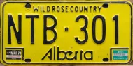 ALBERTA 1979 LICENSE PLATE