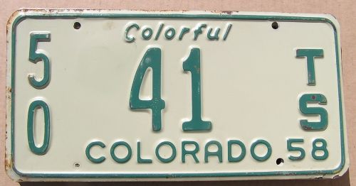 COLORADO 1958 STATEWIDE TRACTOR