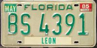 FLORIDA 1985 PLAIN TRUCK