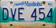 MANITOBA GRAPHIC LICENSE PLATE