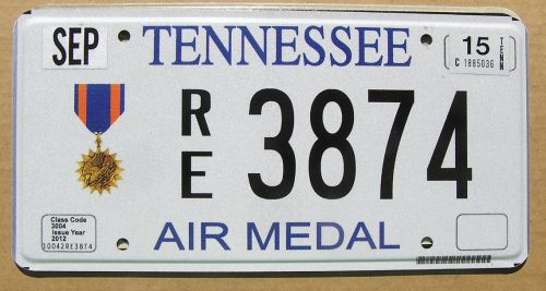 TENNESSEE 2015 AIR MEDAL LICENSE PLATE